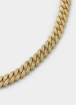 Vendetta Vice Necklace - Iced 18K Gold Plated