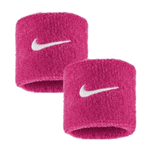 Nike Swoosh Classic Small Wristbands - Vivid Pink/White