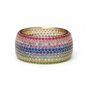 Billionaire Ring- Rainbow Blossom (N 1/2 (UK))