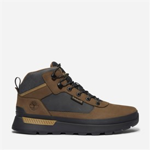 Timberland Mens Field Trekker Mid Lace Up Boots Olive Nubuck W Olive