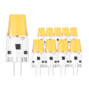 10x Dimmable G4 LED Lamps - 2W - 4000K - 230 Lumen - 12V
