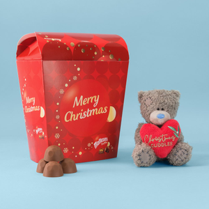 Tatty Teddy Christmas Cuddles Bear & Malteasers Merry Christmas 336g Truffles