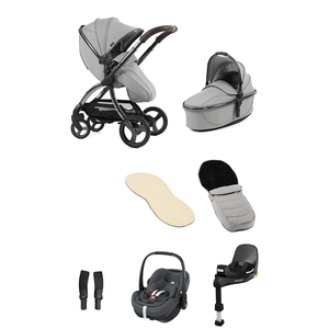 Egg 3 Luxury Pebble 360 PRO 2 Travel System - Glacier/Twillic Graphite