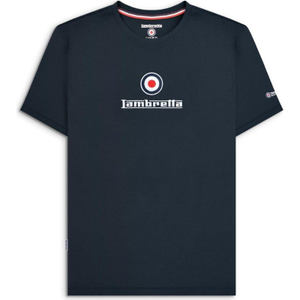 Lambretta Mens Brand Logo Short Sleeve T-Shirt - 2XL / Navy