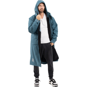 Red Adult EVO Pro Slimline Waterproof Parka Jacket - M / Deep Teal