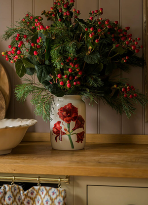 Seconds Amaryllis Medium Jar Vase