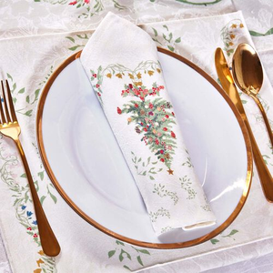 Christmas Tree Napkins 4 Pack - Multi