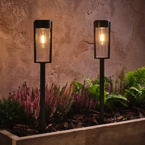 Set of 2 Wilton Solar Stake Lights