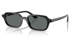 Ray-Ban RB4455 Zuri Sunglasses - Black, Ray-Ban Dark Grey Polarised
