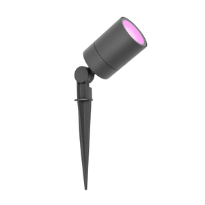 Smart LED Gartenstrahler - IP65 - 4.9W - RGB+CCT - 1M Kabel - Anthrazit