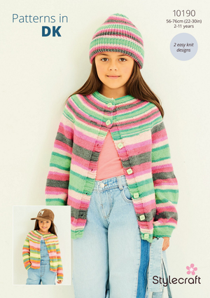 Cardigans in Stylecraft Merry Go Round DK (10190)