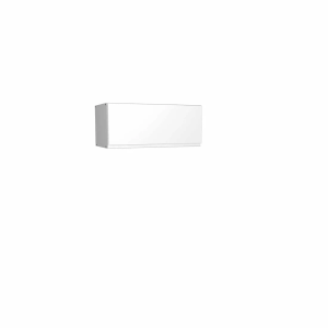 CAPRI WHITE 600 C/HOOD UNIT 600X256MM