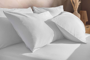 Silentnight Washed Cotton Rich Pillowcase Pair - White