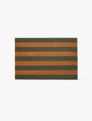 Wide Stripe Doormat Large Fern