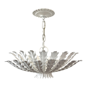 Contemporary Visual Comfort Aerin Lauder Plaster White Hampton Mini Chandelier