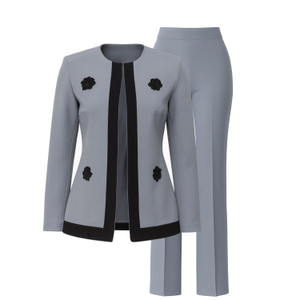 Noir Trim Suit Set (XS)