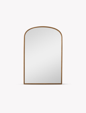 Bowcott Arched Mirror 92X61cm Bronze - Iron, Antique Brass Finish