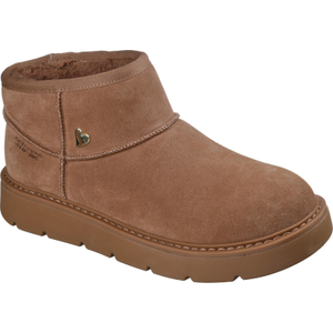Skechers Womens Cozy Mini Boot Slip-ins Mule - 6 UK / Chestnut