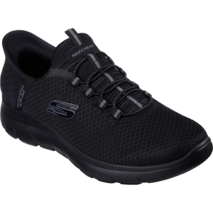 Skechers Mens Summits High Range Trainers - 10.5 UK / Black Mesh/Trim