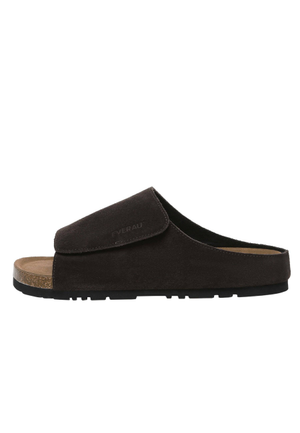 Jacky Leather Sandals In Chocolate (4 UK)