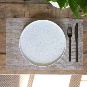 KitchenCraft Woven Beige Leaves Placemat