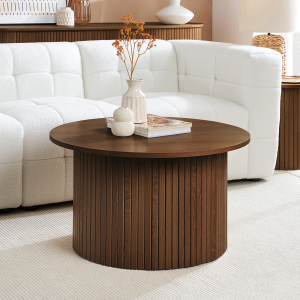 Copenhagen Wooden Coffee Table - Walnut
