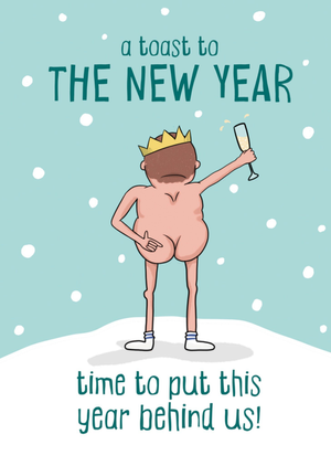 A Toast To The New Year Card
