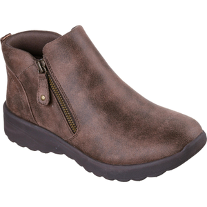 Skechers Womens Lovely Vibe Fall In Bloom Vegan Boots - 7 UK / Chocolate
