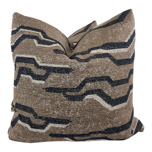 Larsen "Tigris" in Bark 22" Pillows-A Pair