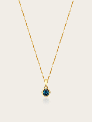 Gigi Natural Alexandrite 9K Yellow Gold June Birthstone Pendant