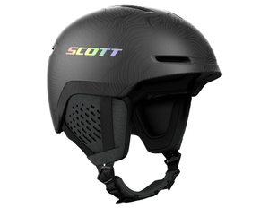 Scott Track Ski Helmet - Granite Black and Holo Grey, L (59-61cm)