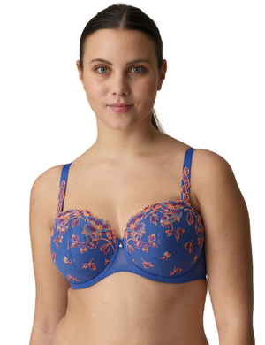 Prima Donna Lenca Padded Balcony Bra - Blue Eyes