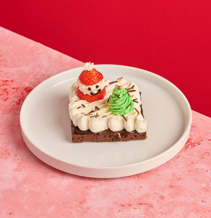 Christmas Snowman Brownie