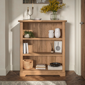 Brennan Natural Solid Oak Small Bookcase