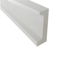 Lightweight 6 Inch Rebated Concrete Gravel Board