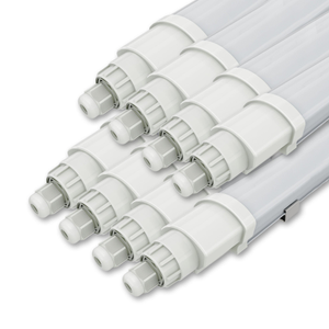 8x Réglette LED 120 cm - IP65 Étanche - 30W - 120 lm/W - 6500K - Raccordable - garantie de 3 ans