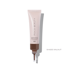 Skintuition Foundation - Walnut: Deep Dark Skin Tone - Red Undertone