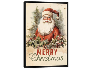 Merry Christmas Vintage Santa