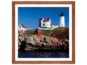 View Of The Cape Neddick Lighthouse, York, Maine, USA