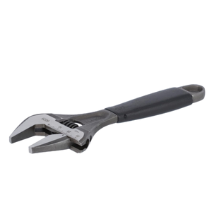Bahco 9029 ERGO™ Central Nut Wide Opening Jaw Adjustable Wrench with Rubber Handle and Phosphate Finish, 170mm