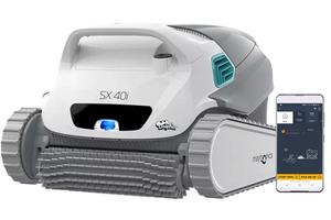 Dolphin SX 40i IOT Wi-Fi APP MyDolphin Plus Bluetooth Timer Digital - Robot Elettrico Pulitore per Piscina fino a 12 Mt - FONDO + PARETI + LINEA - MY2026
