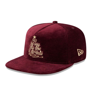 New Era Dark Purple 9FIFTY A-Frame Snapback Adjustable Cap