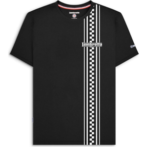 Lambretta Mens Two Tone Stripe Short Sleeve T-Shirt - 3XL / Black