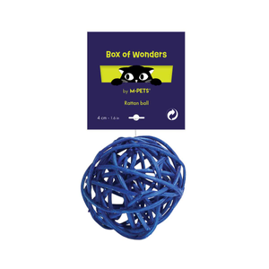 M-PETS Wonders Cat Toy Rattan Ball
