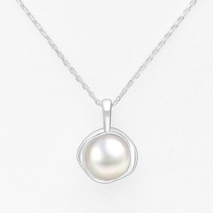 Signature Silver Single Freshwater Pearl Necklace