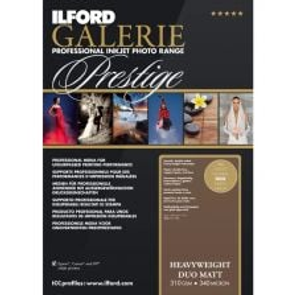 Ilford Galerie GPHWM Heavyweight Duo Matt Double-Sided Inkjet Photo Paper 310gsm A4 - Box of 50 Sheets