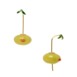 Olive Drop Earrings (one size)