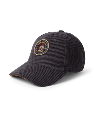 Trail Waffle Cord Cap in Dark Grey