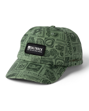 Heritage Tiles Cap in Green