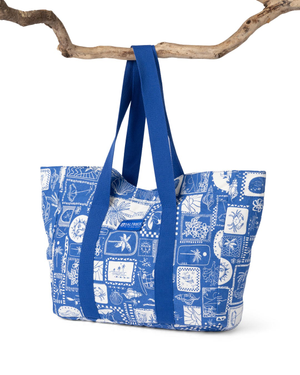 Island Tiles Bag in Bright Blue